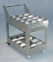 Stainless Steel Bottle Cart